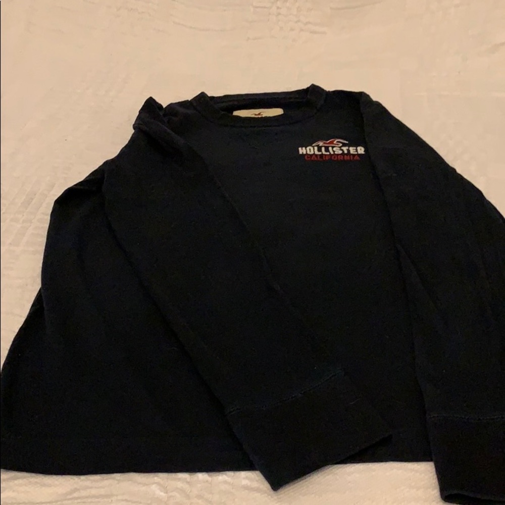 Black Long-sleeve Hollister Shirt